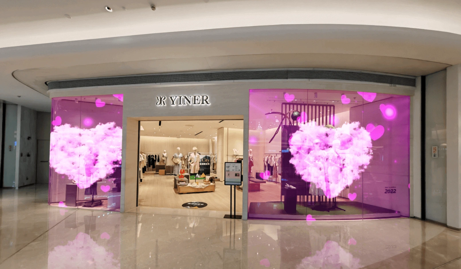 نمایشگر LED شفاف